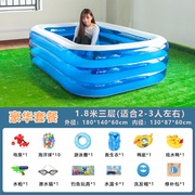 儿童充气游泳池家用婴儿宝宝游泳桶加厚折叠超大号成人小孩戏水l