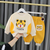 0-3岁宝宝春装套装2023洋气小童卡通卫衣韩版运动2婴儿两件套