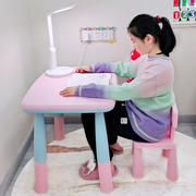 儿童桌椅幼儿园学生桌儿童塑料，桌子加高节可升降学习桌，腿加高零件(高零件)
