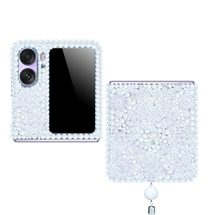 GX适用于OPPOfindN2flip折叠屏手机壳水钻水晶钻壳保护套个性定制