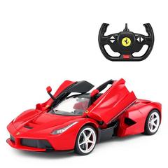 星辉法拉利遥控汽车可开门方向盘充电动遥控赛跑车男孩新年玩具车