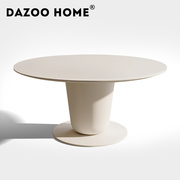 现代简约奶油风钢化玻璃，圆茶几客厅家用小户型极简小桌子创意设计