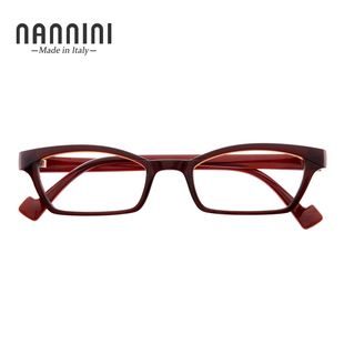 纳尼尼进口品牌高档男女眼镜时尚轻薄便携复古老花镜经典高清舒适