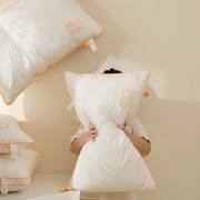 纳米保护层面料水洗枕头，芯耐脏防水防污防油枕头成人全棉枕芯高枕
