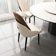 2023餐桌椅奶油风小户型家用椅子欧式现代简约轻奢商用餐椅