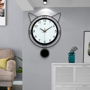 现代简约钟表客厅时尚创意卡通挂钟家用装饰静音时钟挂墙艺术挂表