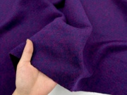 进口紫蓝色光泽顺毛长毛，阿尔巴卡羊绒苏力羊毛，面料大衣外套布料