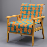 雪尼尔单人沙发垫盖布沙发坐垫椅垫，套罩巾椅子垫四季通用防滑座垫