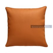 皮抱枕套沙发客厅高端纯色，靠背垫橙色靠枕套，不含芯靠垫轻奢高级感