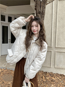设计感小个子短款棉衣棉服女2022年韩系冬季外套羽绒棉女装