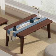 折叠炕桌飘窗桌子家用楠竹实木榻榻米桌子小茶几床上学习矮桌坐地