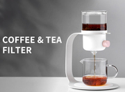 帝国小可冲茶壶创意现磨咖啡壶日式家居泡茶壶懒人玻璃过滤咖啡壶