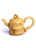 陶立方紫砂茶壶套装段泥茶具套装手工浮雕，仿竹茶具送礼