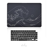 适用苹果笔记本，macbookproair13141516寸保护壳海浪线条