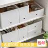 日式厨房收纳盒塑料分格，叠加收纳筐橱柜杂物，整理盒塑料带盖整理盒