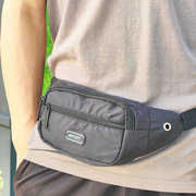 腰包多功能男士运动手机腰带大容量，健身旅行装备超轻薄斜挎小胸包