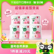 Dettol/滴露洗手液滋润倍护500g*6瓶装补充大桶家用泡沫丰富