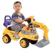 儿童挖土机可坐可骑玩具型电动男孩超大工程车宝宝，遥控大号挖掘机