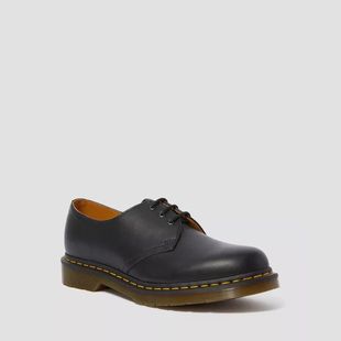 Dr.Martens马丁博士马丁靴男女1461新中式休闲软皮黑色3孔小皮鞋