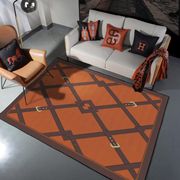 客厅沙发地毯家用欧美简约轻奢华卧室床边门厅，书桌长方形地毯地垫