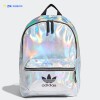 adidas阿迪达斯书包三叶草女子，镭射漆皮亮面双肩背包fl9631