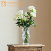 德国进口Nachtmann轻奢北欧创意家居饰品摆件鲜花水晶玻璃插花瓶