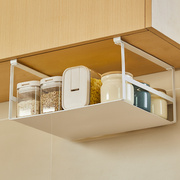 厨房悬挂式置物架日式橱柜多功能碗碟调味料收纳架卧室衣柜储物架