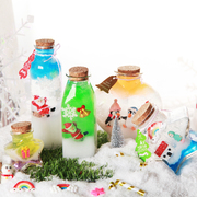 创意手工制作礼物圣诞儿童许愿瓶装饰玻璃，空瓶子海洋瓶漂流瓶