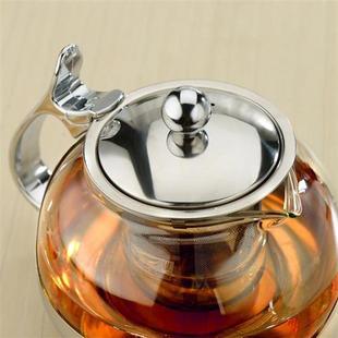 雅风太极壶茶壶耐热高硼硅玻璃，不b锈钢过滤花草泡具玻璃茶具沏茶