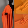 桔橘红色橙黄色加捻罗马布料，细腻针织四面弹力，礼服裤子裙子面料