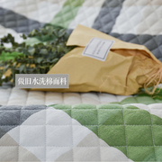 日式水洗棉格子地毯卧室满铺家用防滑榻n榻米地垫茶几床边垫