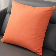 方形亚麻客厅沙发抱枕枕套不含芯枕头靠枕罩咕臣靠背垫床头大靠垫
