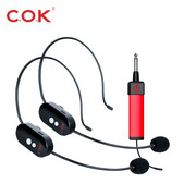 cok1104耳挂式无线麦克风，教师讲课专用教学会议导游通用头戴话筒