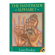 英文原版 The Handmade Alphabet 字母手势手语图画书 绘本 英文版 进口英语原版书籍