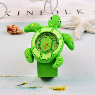 抖音同款绿水龟儿童手表，男生女孩沙雕，乌龟海龟玩具啪啪圈生日礼物