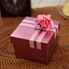 花半里创意喜糖盒，喜糖盒子铁盒粉色，结婚用品糖盒婚庆用品糖果盒