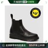 韩国直邮dr.martens马丁博士靴子，mono黑色哑光靴短筒25685001