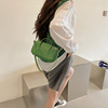 李茶自制腋下包女包(包女包，)韩版小众设计斜跨包手提小包2023款单肩法棍包