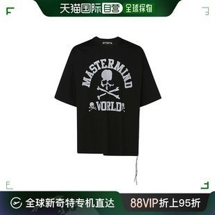 香港直邮Mastermind JAPAN 印花短袖T恤 MW22S09TS040BLACK