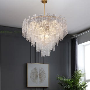 轻奢客厅玻璃吊灯现代简约餐厅设计师创意艺术时尚卧室灯