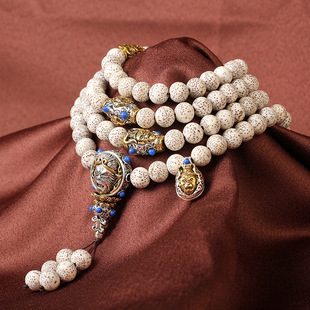 海南星月菩提108圆珠佛珠，手串正月高密干磨菩提子，手链饰品男女款