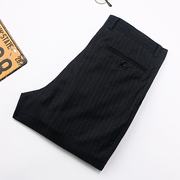 雅戈尔西裤商务正装，100%羊毛灰色条纹直筒，秋冬款西装裤tx20275