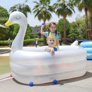 诺澳婴儿童充气游泳池家庭可x爱型海洋球池大号成人戏水池加厚家