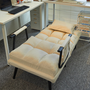 躺椅折叠午休办公室沙发椅，午睡两用椅可躺可坐懒人沙发单人折叠床