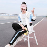 中学生休闲运动套装，女高初中生少女秋装，2023年韩版时尚洋气潮