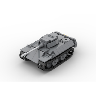 国产小颗粒积木 兼容乐高积木moc 履带式坦克模型拼装益智玩具