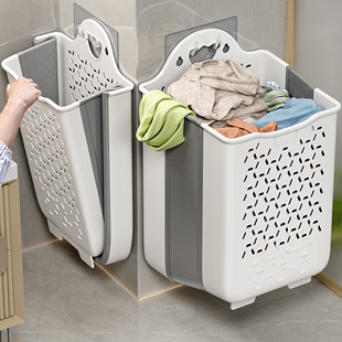 佳帮手脏衣篓家用脏衣篮卫生间，收纳篮可折叠浴室，放脏衣服收纳筐