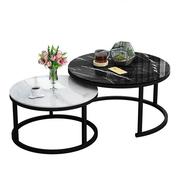 圆形茶几钢化玻璃小圆茶桌子现代简约小户型客厅家用创意沙发边几