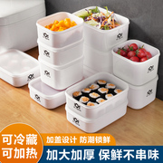 冰箱保鲜盒食品级真空冷冻收纳盒，微波炉专用饭盒加热便当盒水果盒