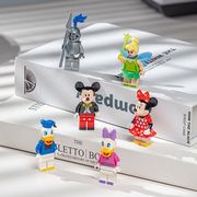 迪士尼城堡全套小人仔拼装积木，米奇玩具定制2024年定期上